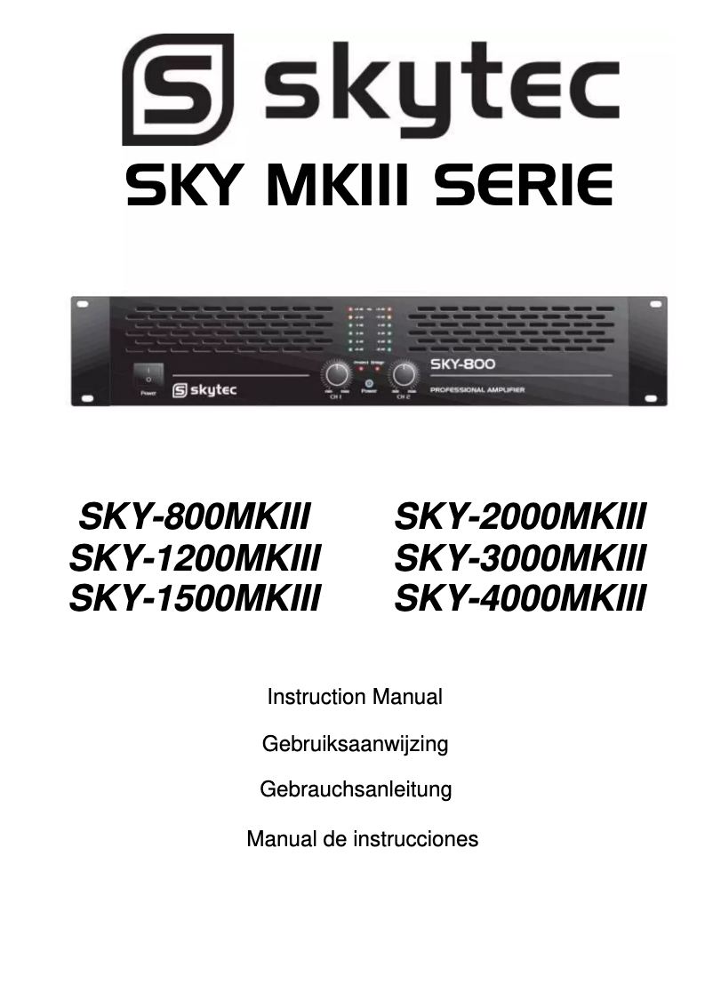 Imagen de la primera página del manual del dispositivo Vonyx VXA-1200