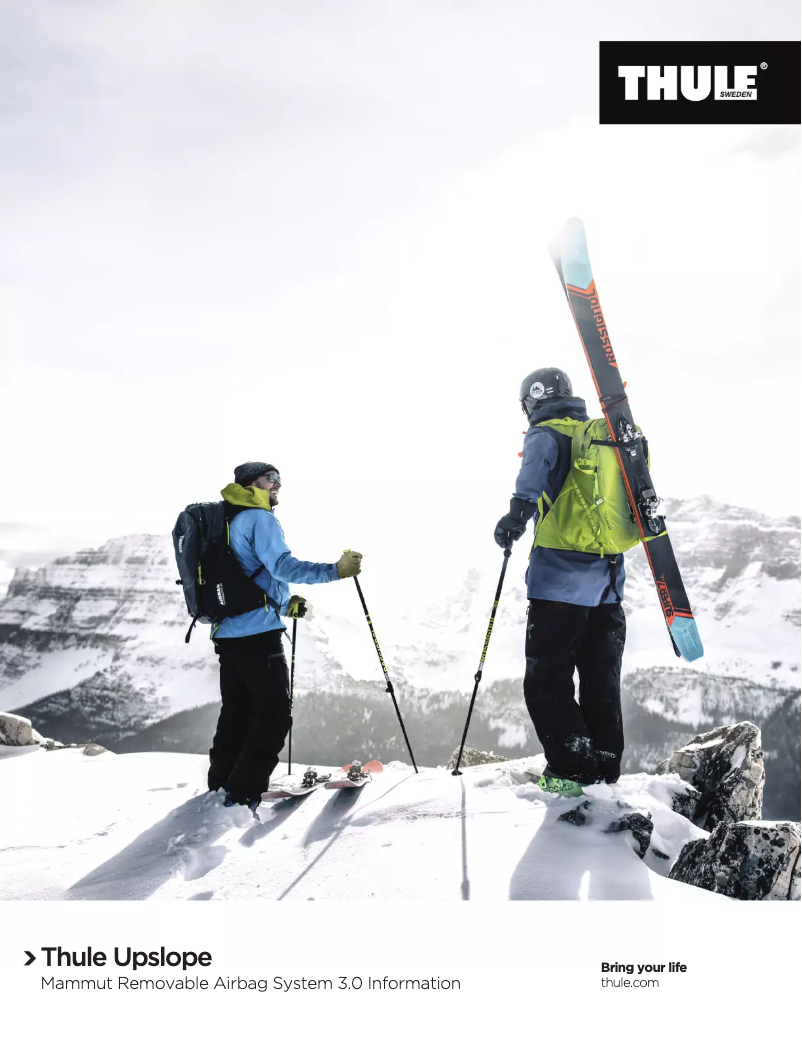 Imagen de la primera página del manual del dispositivo Upslope