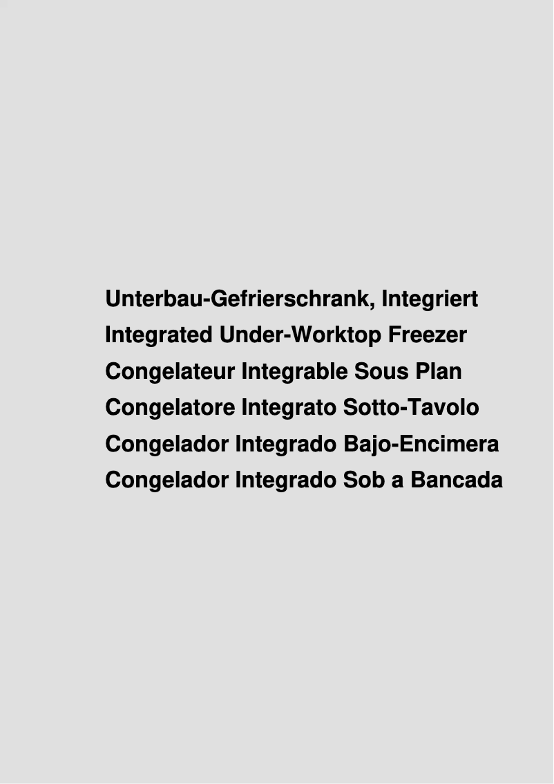 Imagen de la primera página del manual del dispositivo HBFU 130 A