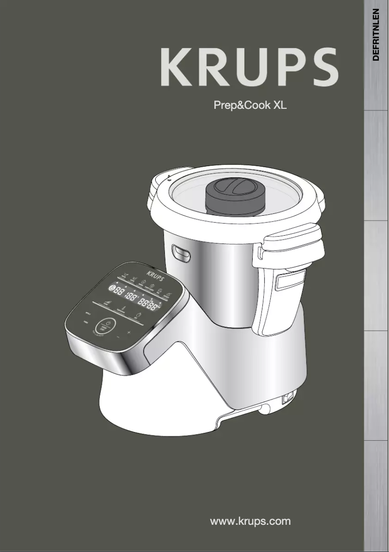 Imagen de la primera página del manual del dispositivo Prep&Cook XL HP50A815