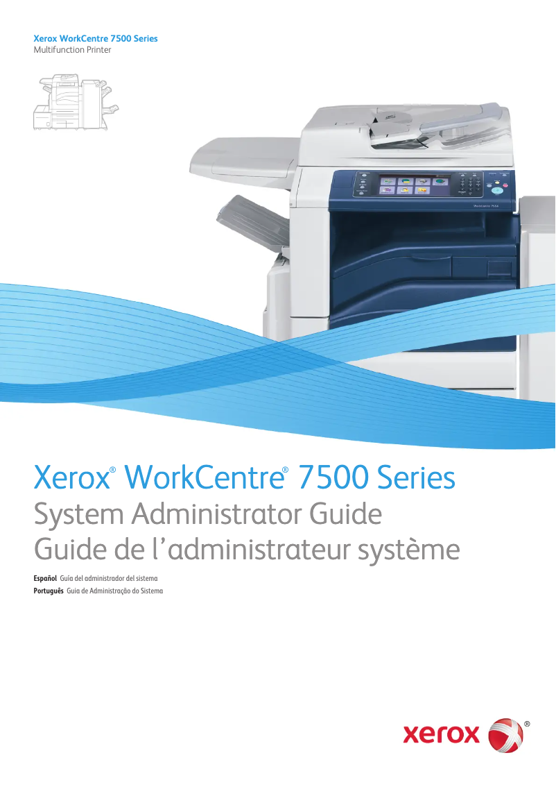 Página 1 del manual Manual de usuario Xerox WorkCentre 7556V_RL