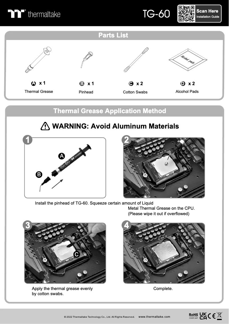 Imagen de la primera página del manual del dispositivo TG-60