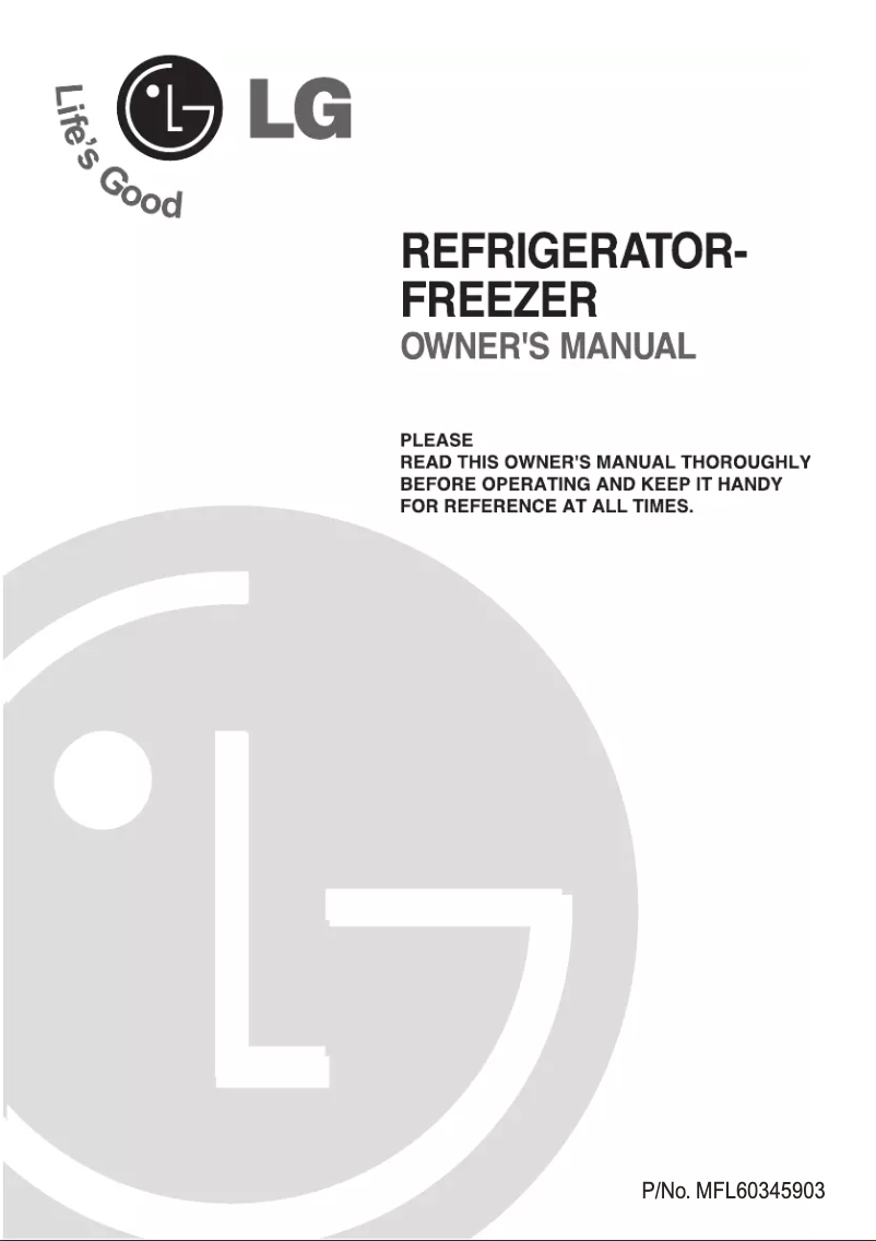 Imagen de la primera página del manual del dispositivo GR-V212RL2