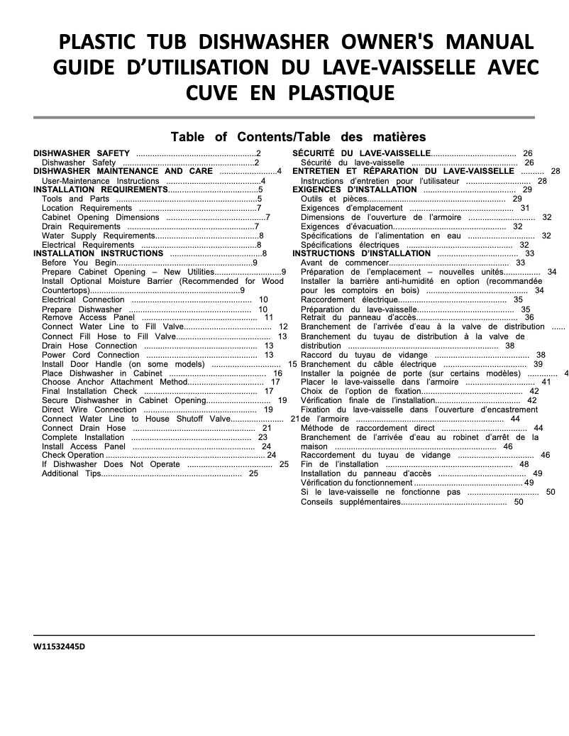 Página 1 del manual Etiqueta energética Whirlpool WDT540HAMZ