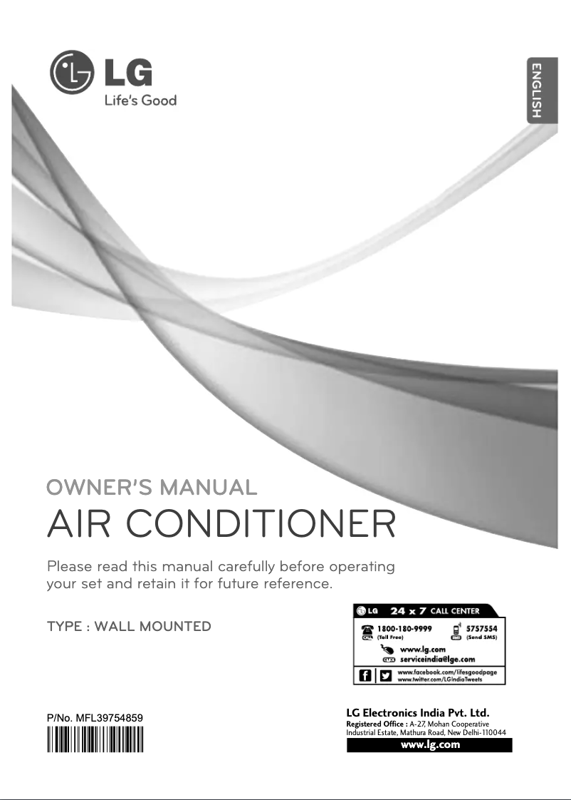 Página 1 del manual Manual de usuario LG LSN3ZR3M