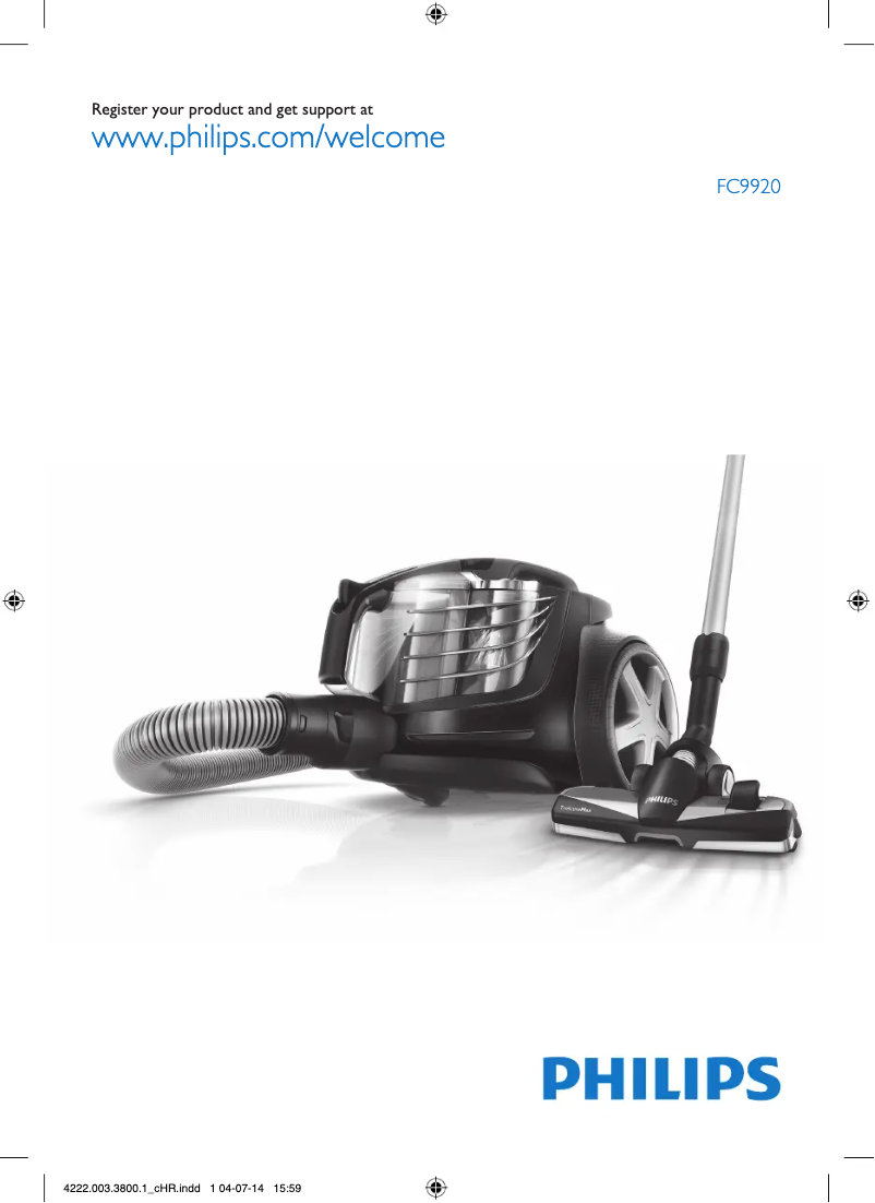 Imagen de la primera página del manual del dispositivo PowerPro Ultimate FC9920