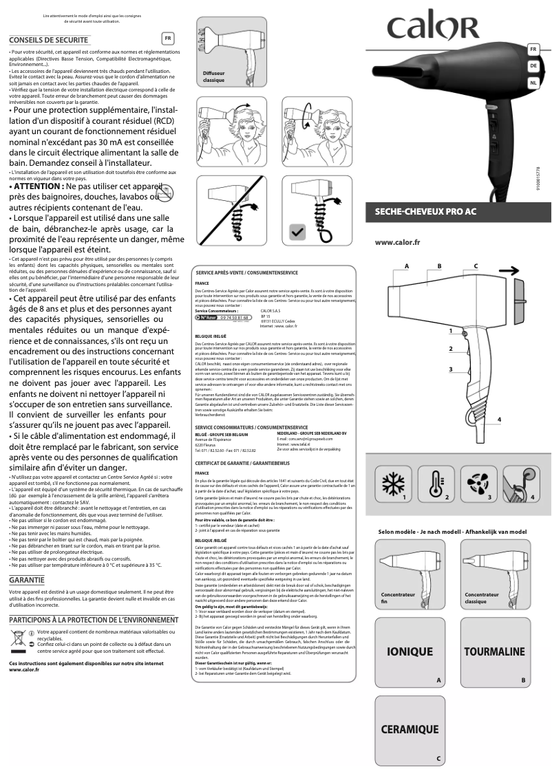 Imagen de la primera página del manual del dispositivo CV8372C0
