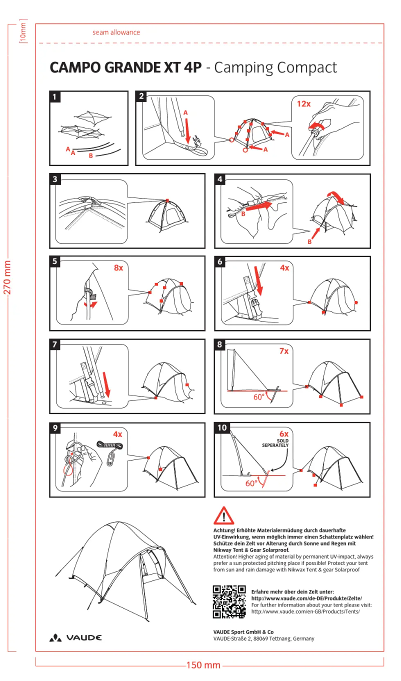 Imagen de la primera página del manual del dispositivo Campo Grande XT 4P