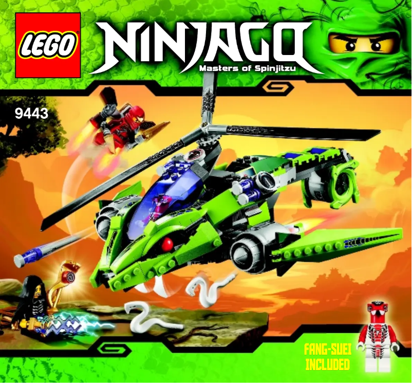 Imagen de la primera página del manual del dispositivo Ninjago 9443
