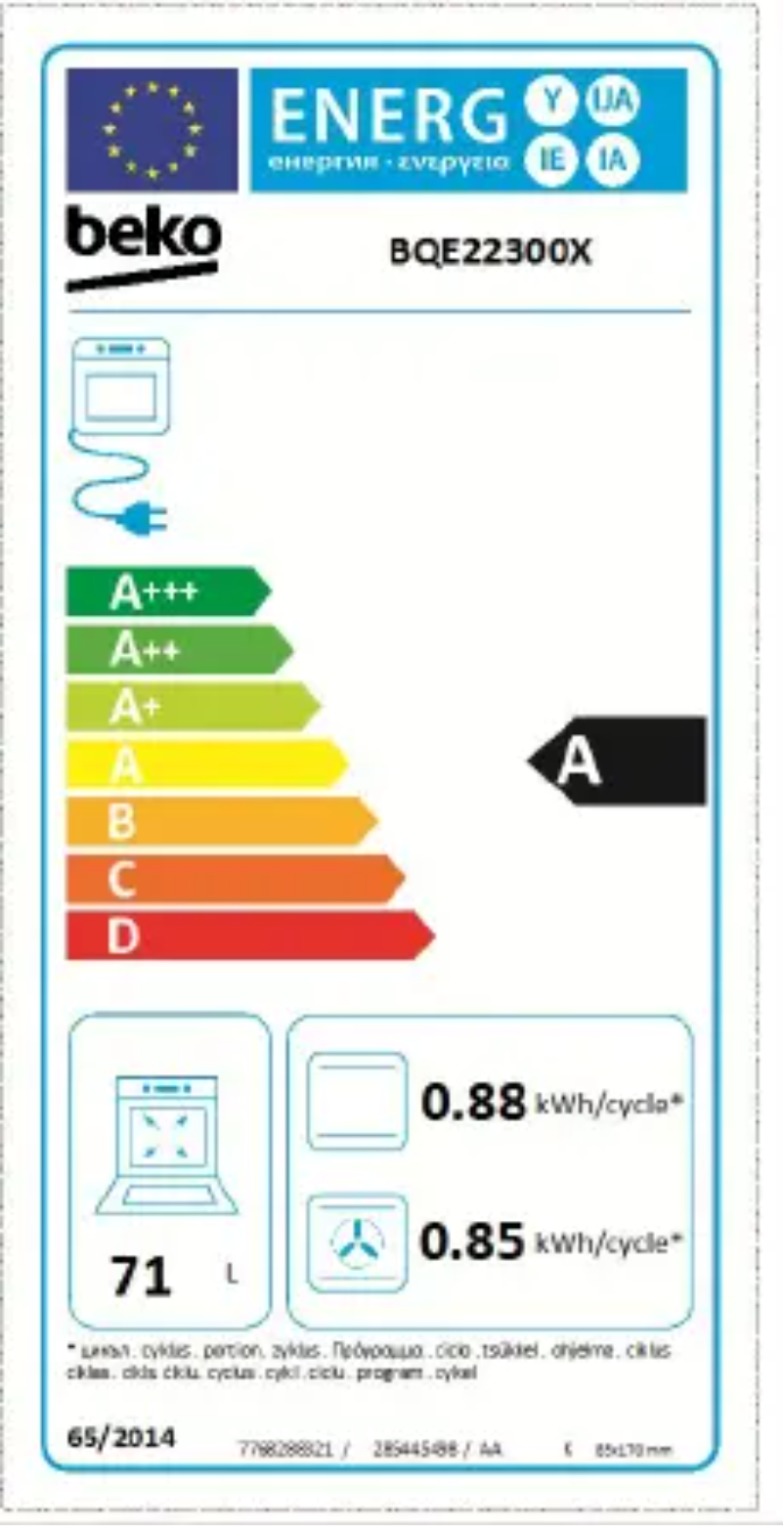 Imagen de la primera página del manual del dispositivo BQE22300