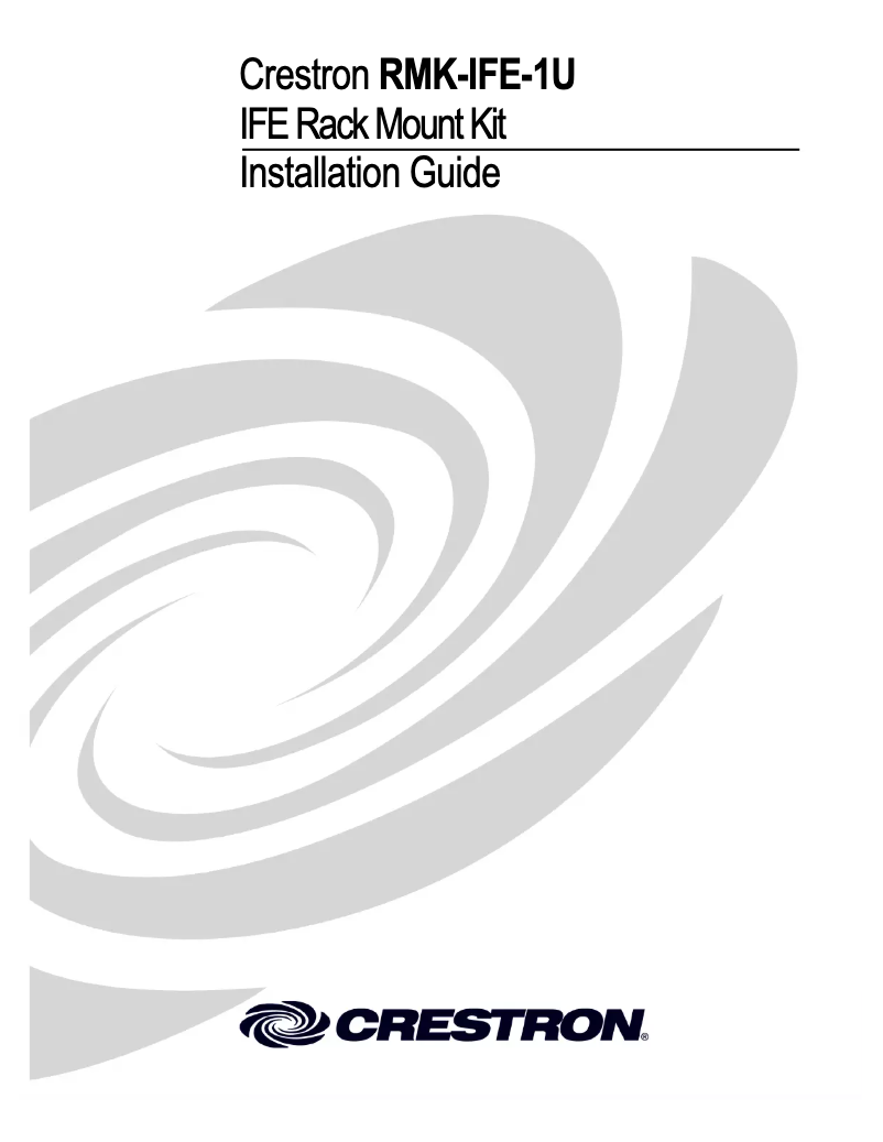 Imagen de la primera página del manual del dispositivo RMK-IFE-1U
