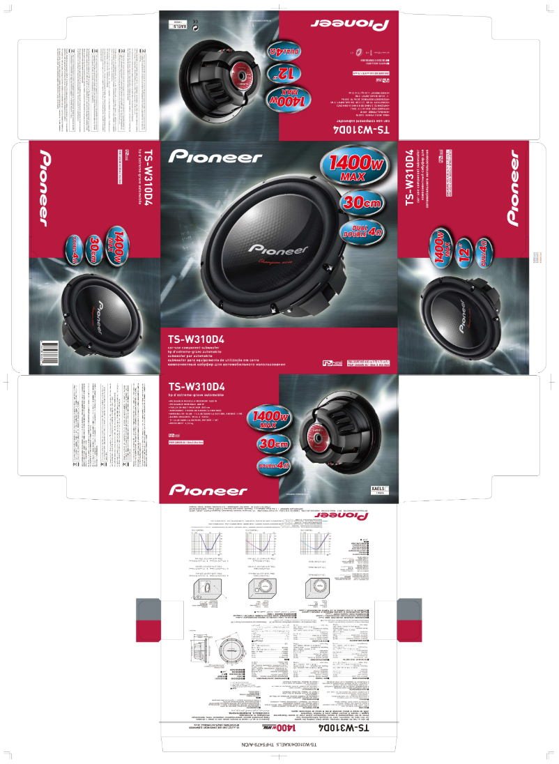 Página nº 1 - Manual de usuario Pioneer TS-W310D4