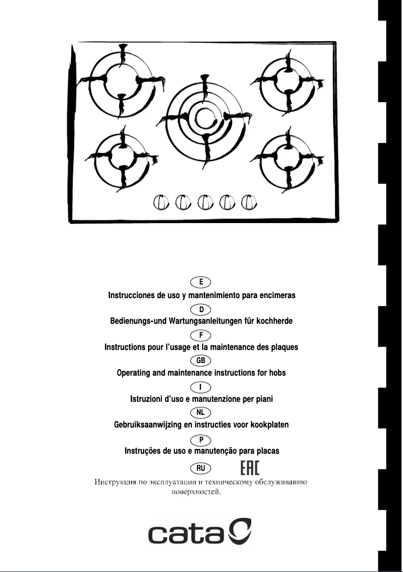 Imagen de la primera página del manual del dispositivo RCI 631 BK