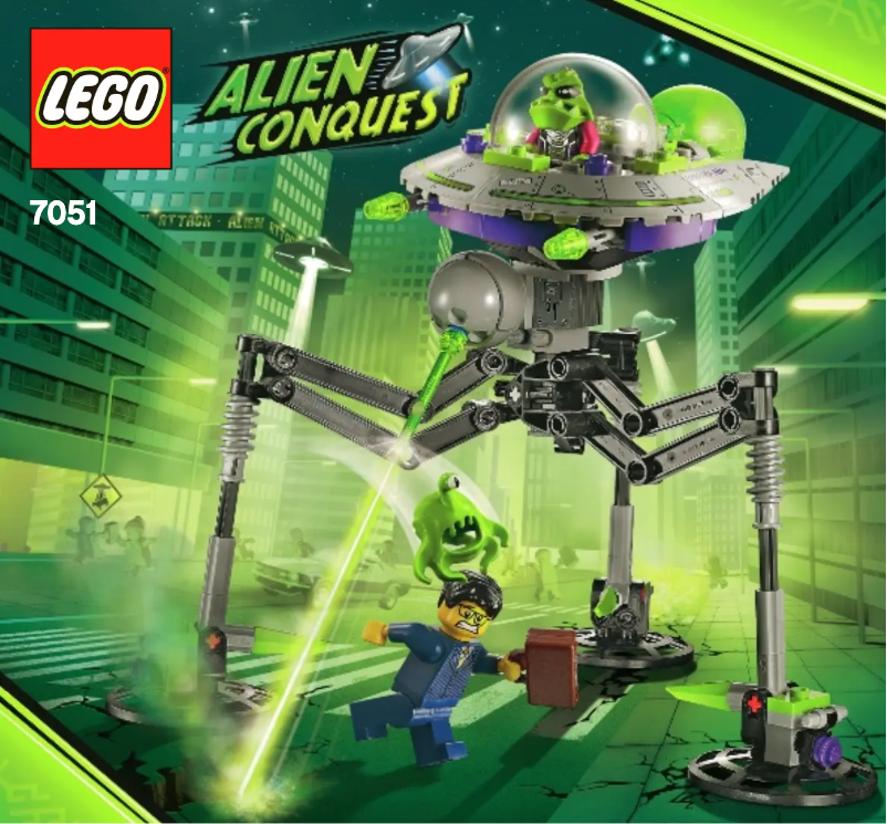 Página 1 del manual Manual de usuario Lego Alien Conquest 7051