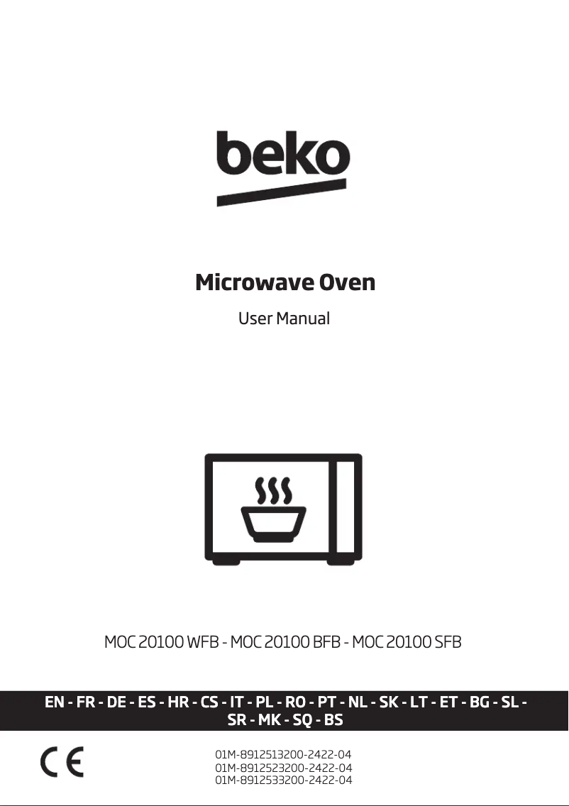 Imagen de la primera página del manual del dispositivo MOC20100BFB