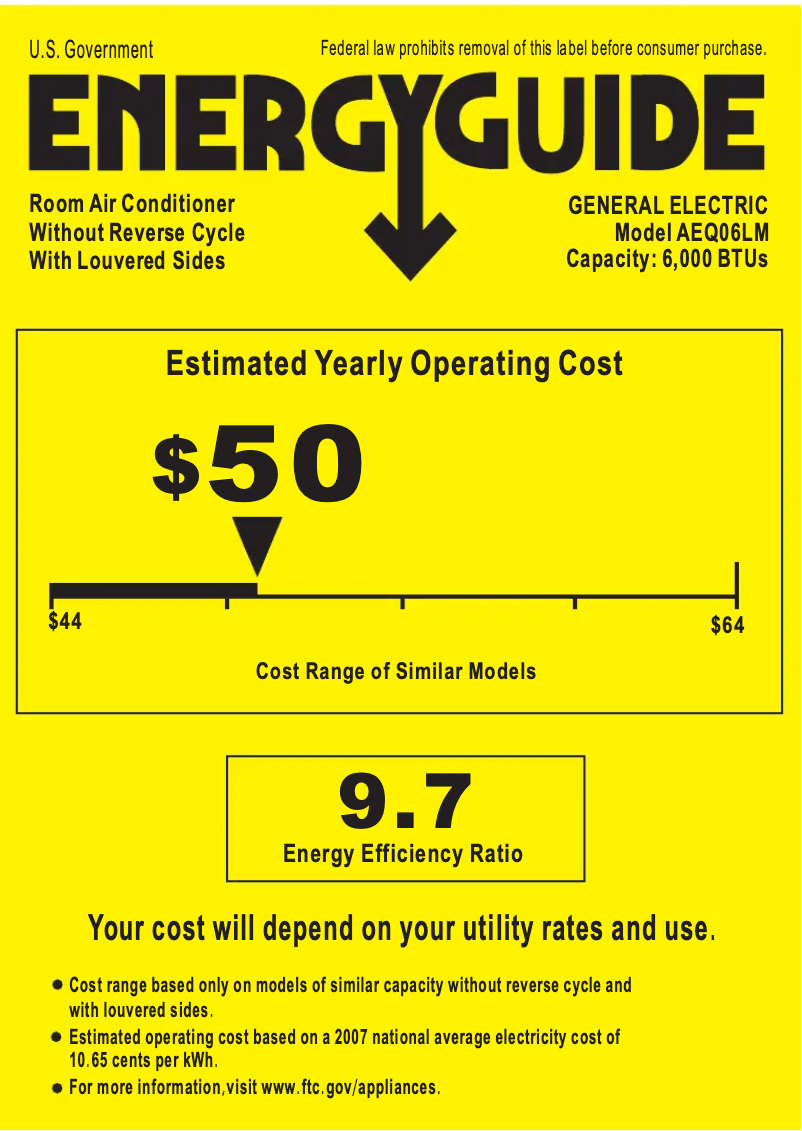 Imagen de la primera página del manual del dispositivo AEQ06LM