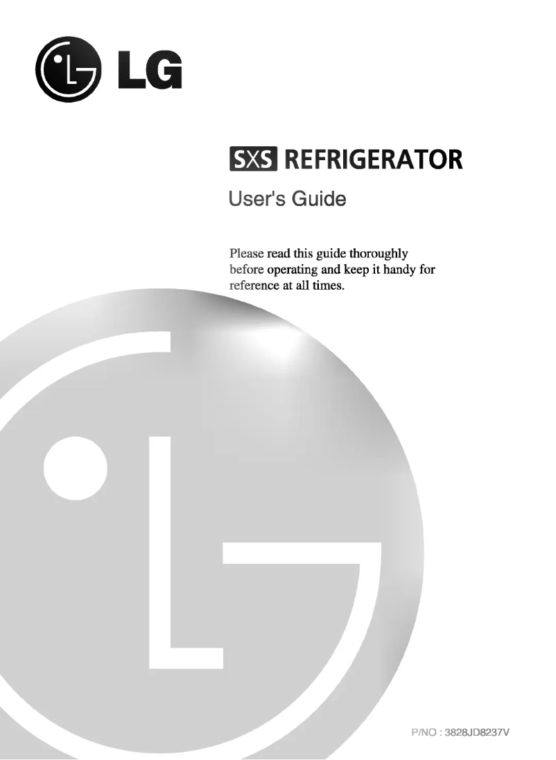 Imagen de la primera página del manual del dispositivo GR-L267DBZ