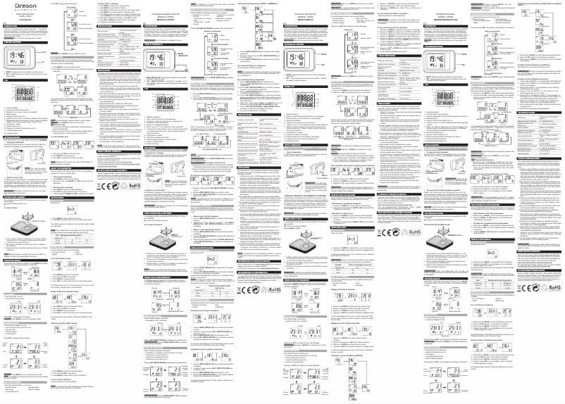 Imagen de la primera página del manual del dispositivo PE 200