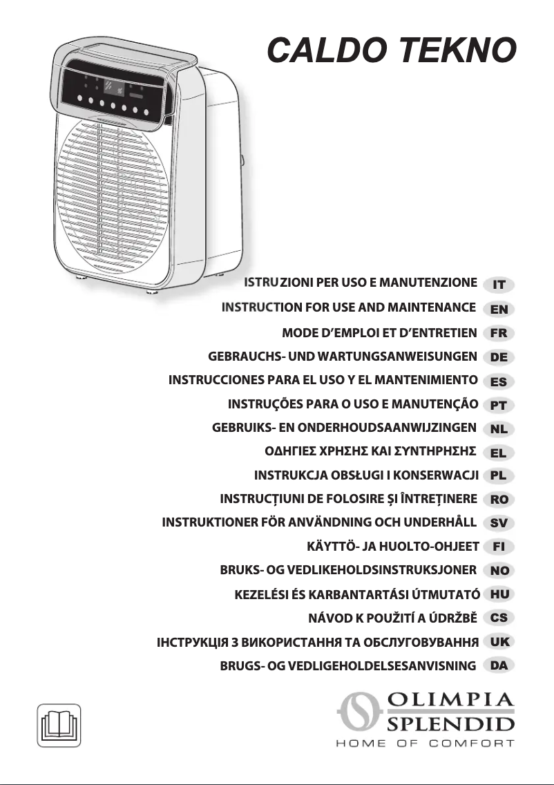 Imagen de la primera página del manual del dispositivo Caldo Tekno