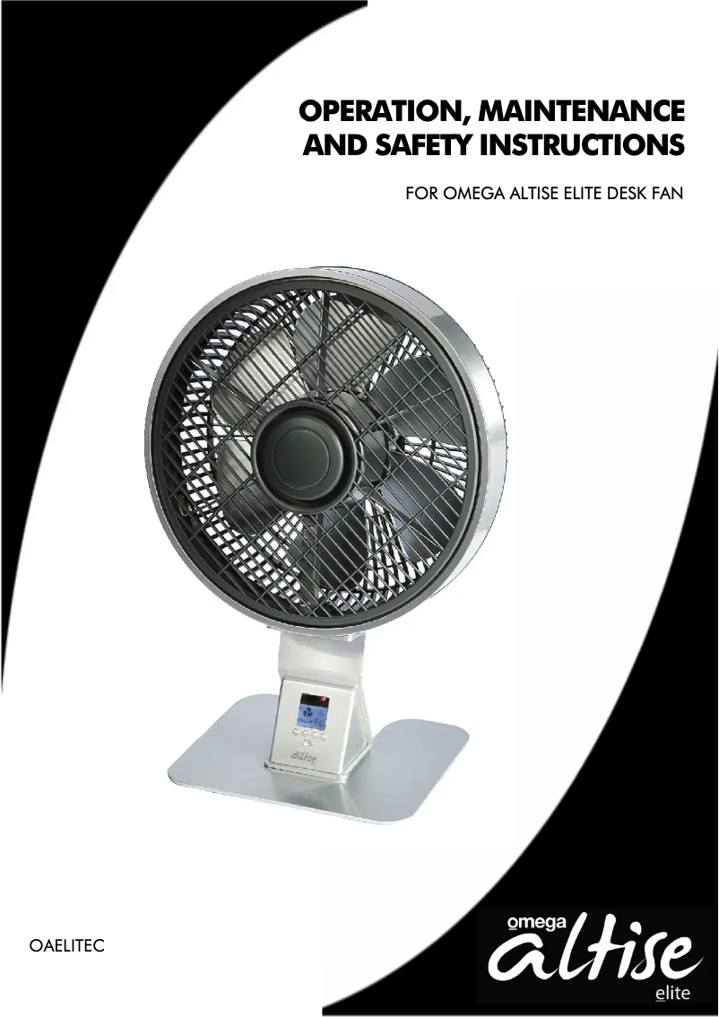 Página 1 del manual Manual de usuario Omega OAELITEC