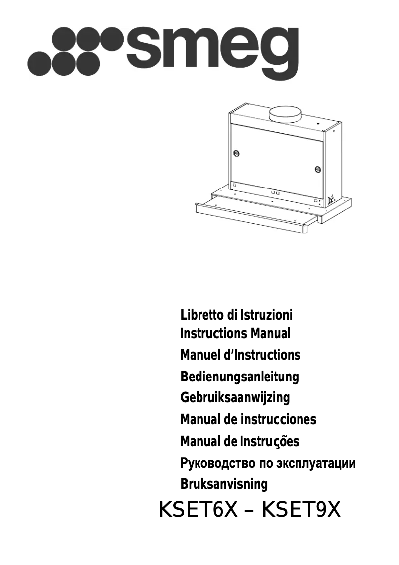 Página 1 del manual Manual de usuario Smeg KSET9X