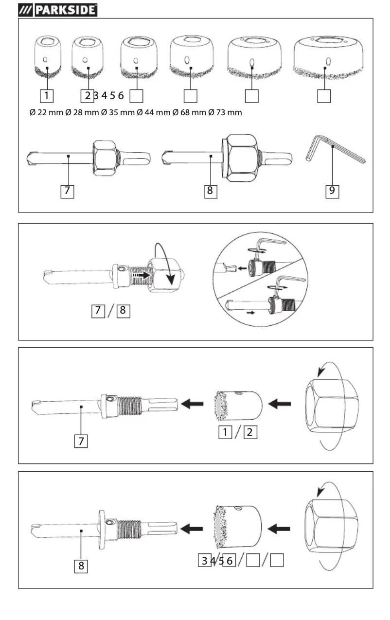 Página 1 del manual Manual de usuario Parkside PLSS 2 A1