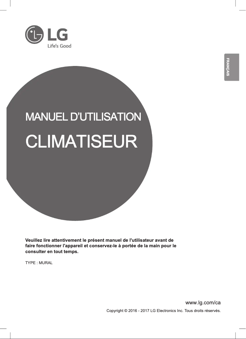 Página nº 1 - Manual de usuario LG LAN090HYV