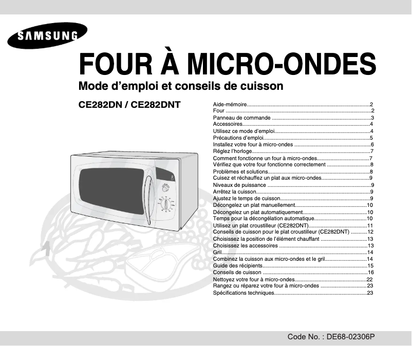 Imagen de la primera página del manual del dispositivo CE282DN