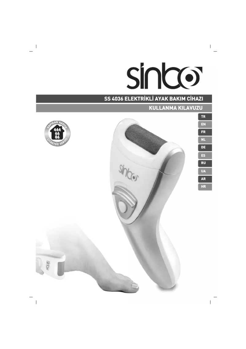 Página 1 del manual Manual de usuario Sinbo SS-4036