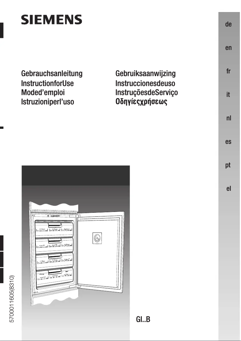 Página 1 del manual Manual de usuario Siemens GI10B440