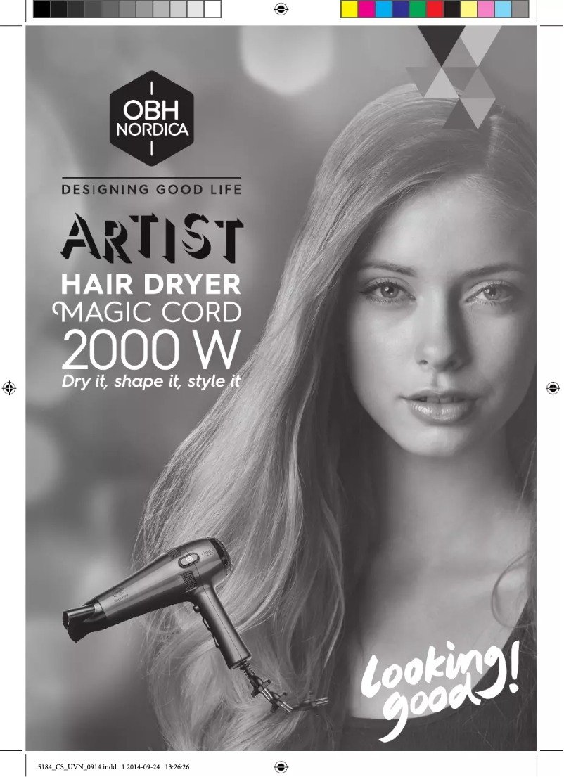 Imagen de la primera página del manual del dispositivo Artist Magic Cord