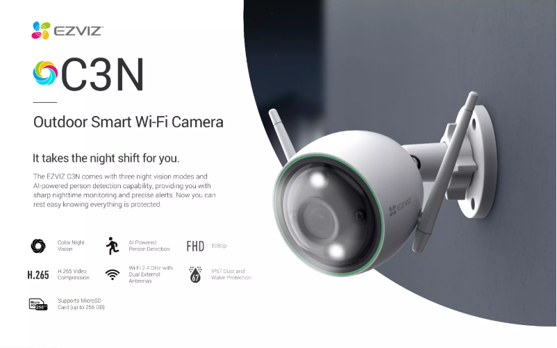 Página nº 1 - Ficha técnica EZVIZ C3N