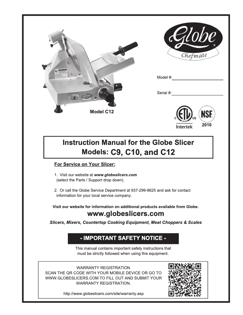 Imagen de la primera página del manual del dispositivo C12