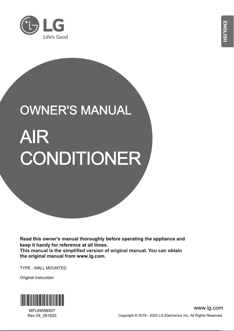 Página nº 1 - Manual de usuario LG MS24AH2