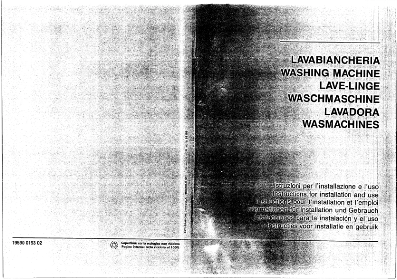 Imagen de la primera página del manual del dispositivo WA807.E