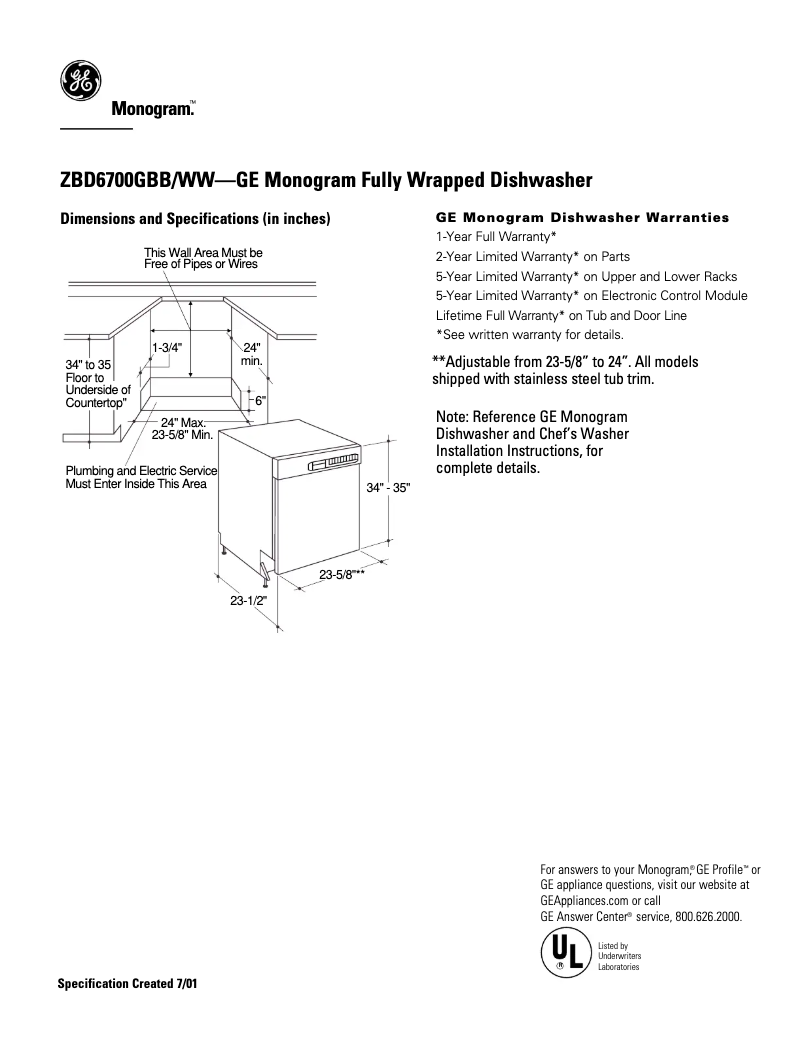 Imagen de la primera página del manual del dispositivo ZBD6700GBB