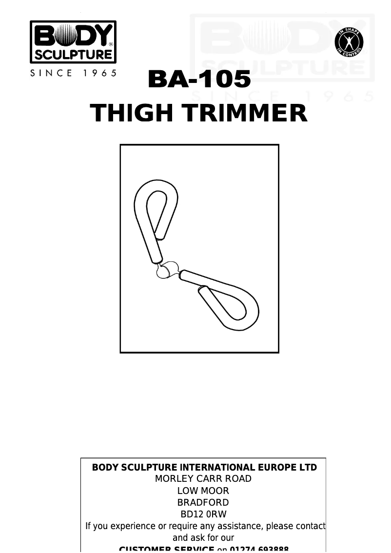 Página nº 1 - Manual de usuario Body Sculpture BA-105