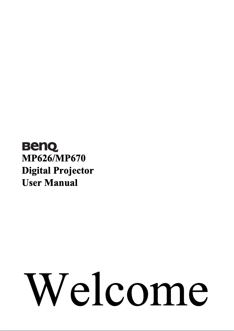 Imagen de la primera página del manual del dispositivo MP626