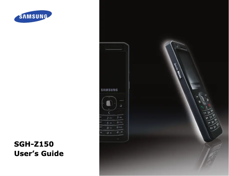 Página 1 del manual Manual de usuario Samsung SGH-Z150