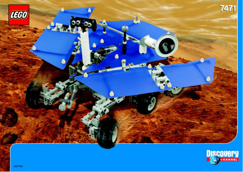Imagen de la primera página del manual del dispositivo Mars Exploration Rover