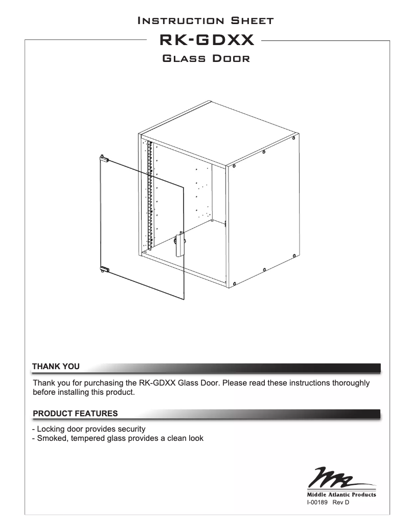 Imagen de la primera página del manual del dispositivo RK-GD8