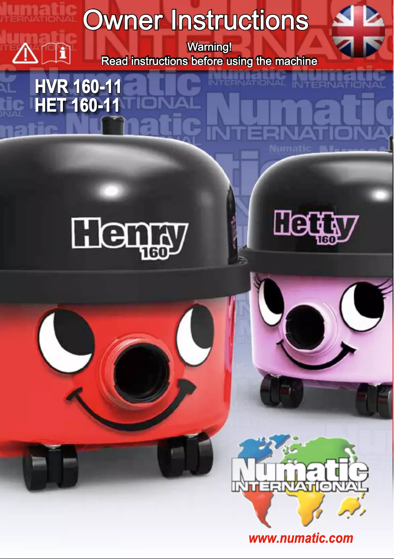 Imagen de la primera página del manual del dispositivo Henry Compact HVR 160-11