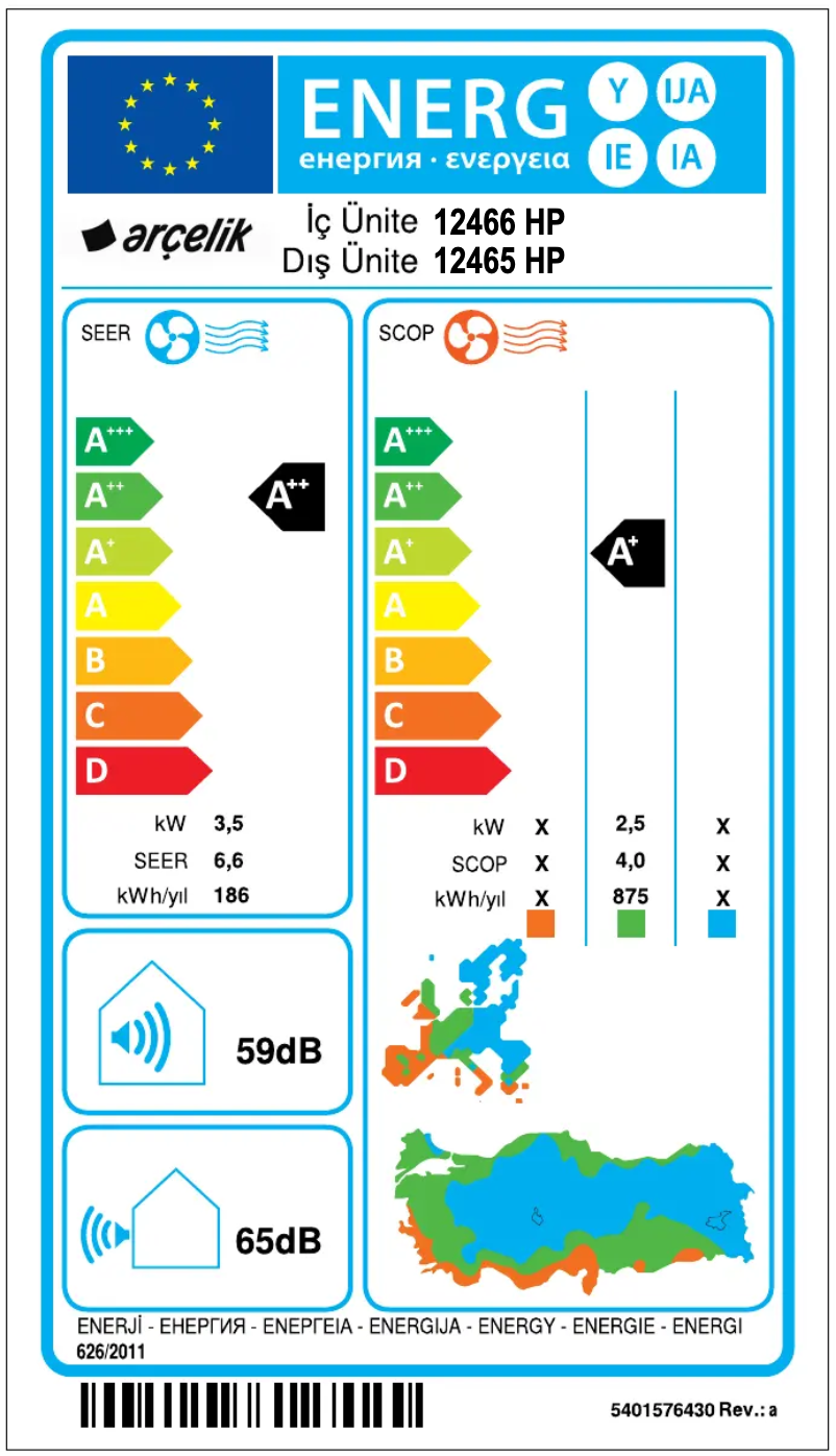 Imagen de la primera página del manual del dispositivo 12465 HP