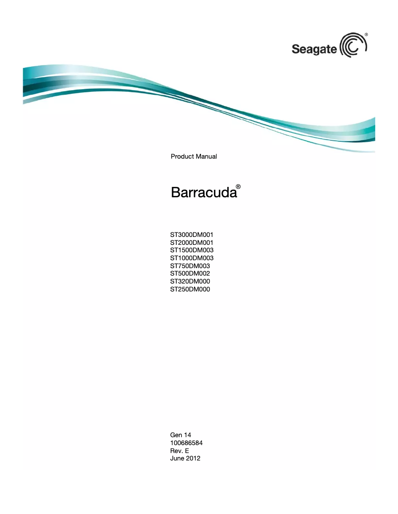 Imagen de la primera página del manual del dispositivo ST500DM002
