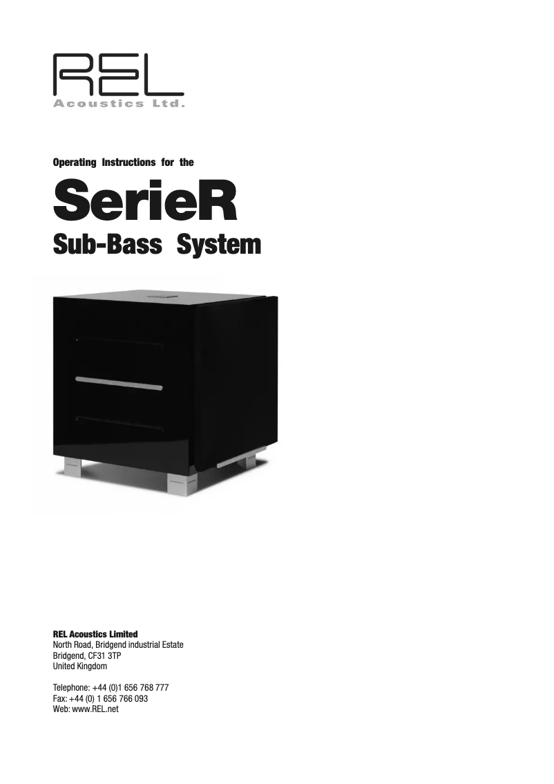 Imagen de la primera página del manual del dispositivo R Serie