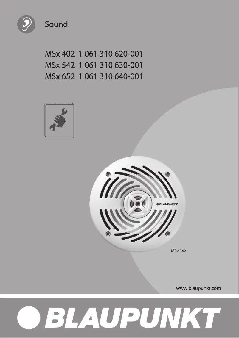 Imagen de la primera página del manual del dispositivo MSX 542