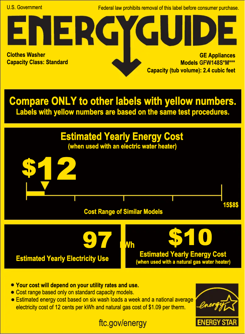 Imagen de la primera página del manual del dispositivo GFW148SSMWW
