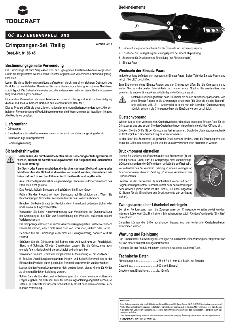 Imagen de la primera página del manual del dispositivo PZ-505