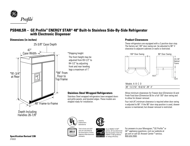 Imagen de la primera página del manual del dispositivo PSB48LSRBV