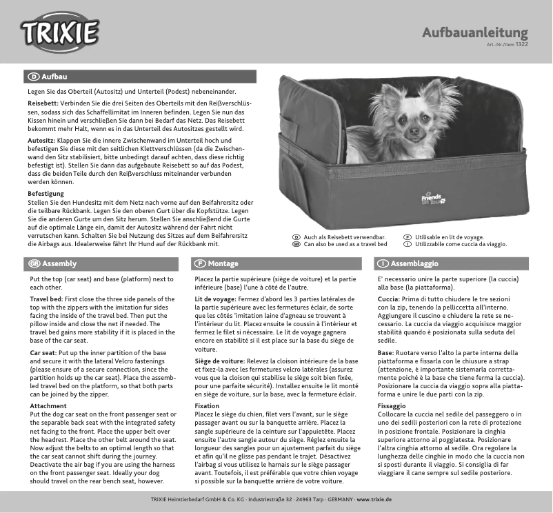 Página nº 1 - Manual de usuario Trixie Friends on Tour